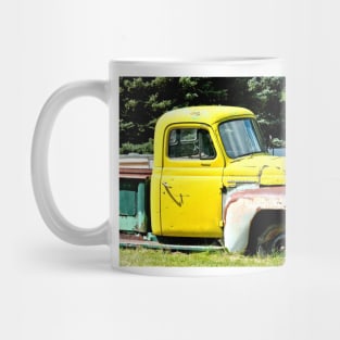 Old Yellow Farm Truck Mug